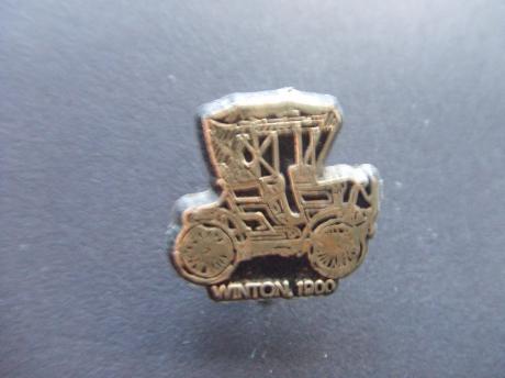 Winton auto 1900 oldtimer zwart